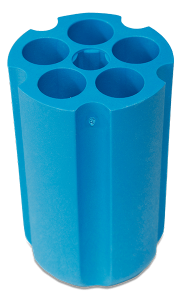 356995_18mm Diameter Polypropylene Tube Round, Bottom Adapter—Quantity of One